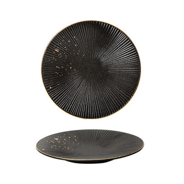 Sigrid flat ceramic plate,...