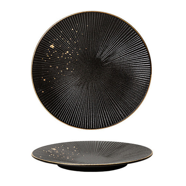 Sigrid flat ceramic plate, 10.04 in