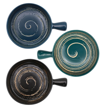 Swirlies ceramic bowl with...